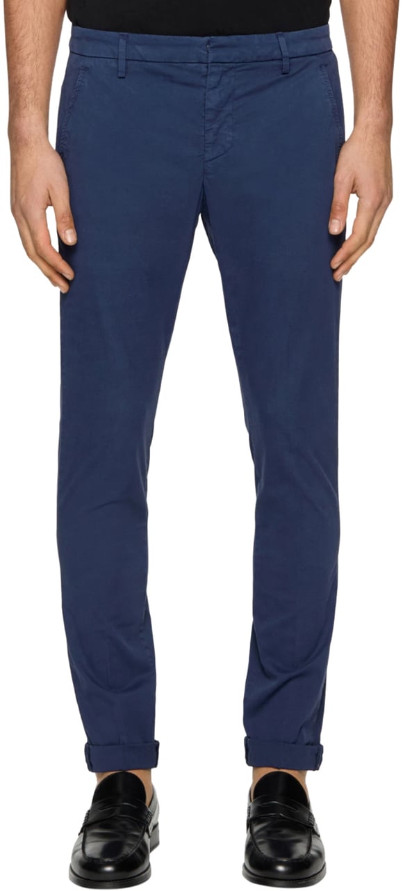 Dondup Trousers Blue Blauw