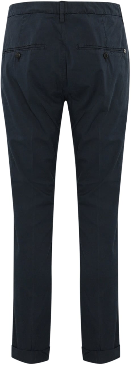 Dondup Trousers Blue Blauw