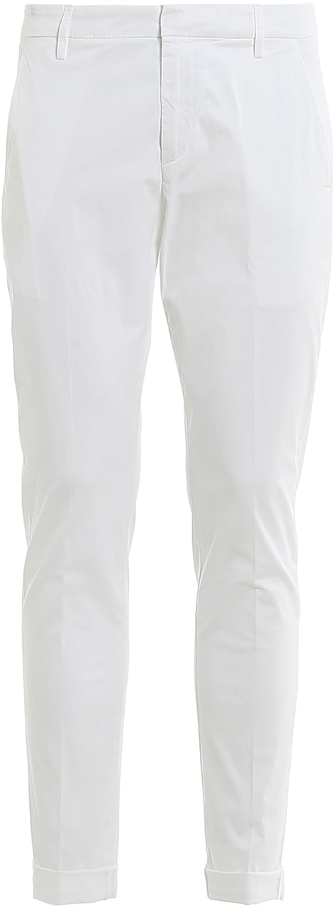 Dondup Trousers White Wit