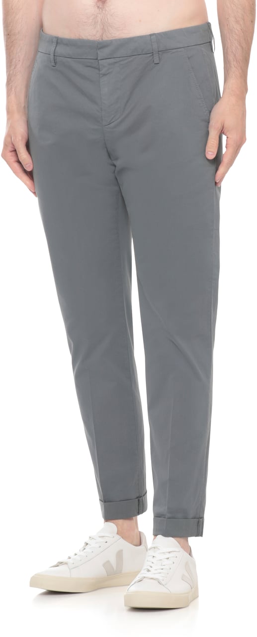 Dondup Trousers Grey Grijs