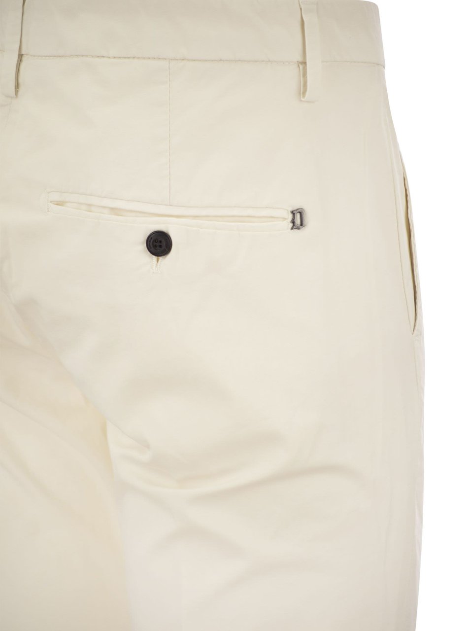 Dondup Trousers White Wit