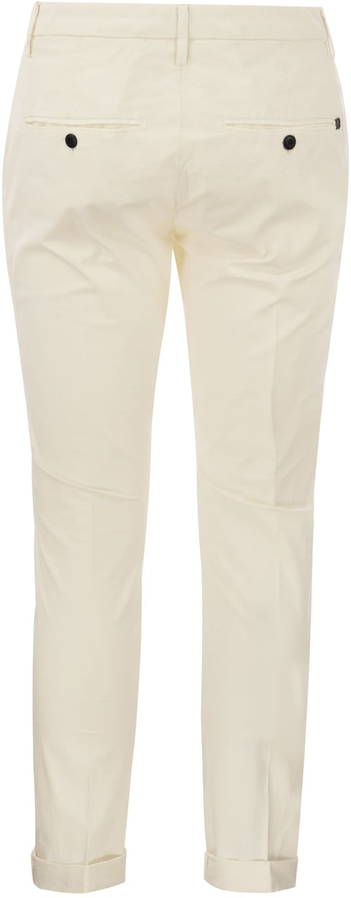 Dondup Trousers White Wit