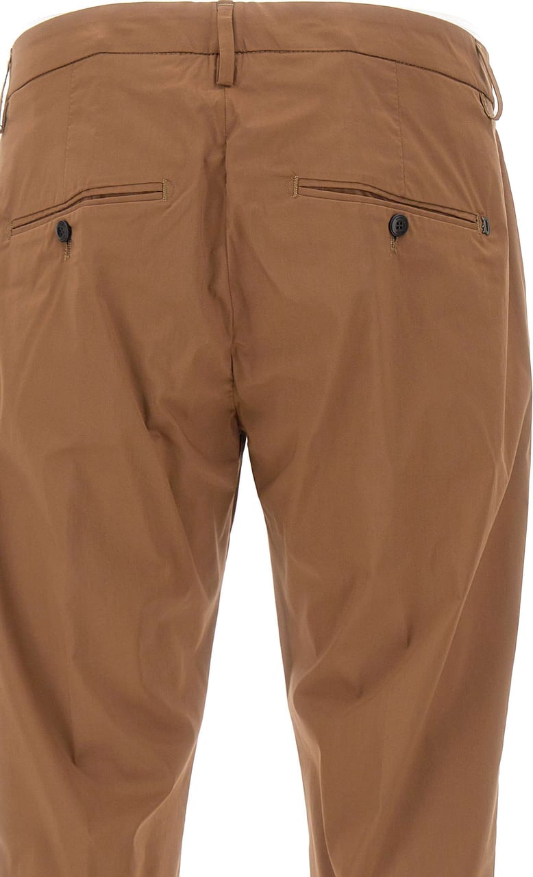 Dondup Trousers Brown Beige