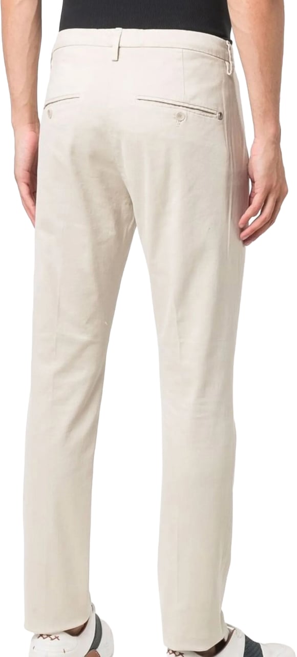 Dondup Trousers Bianco Wit