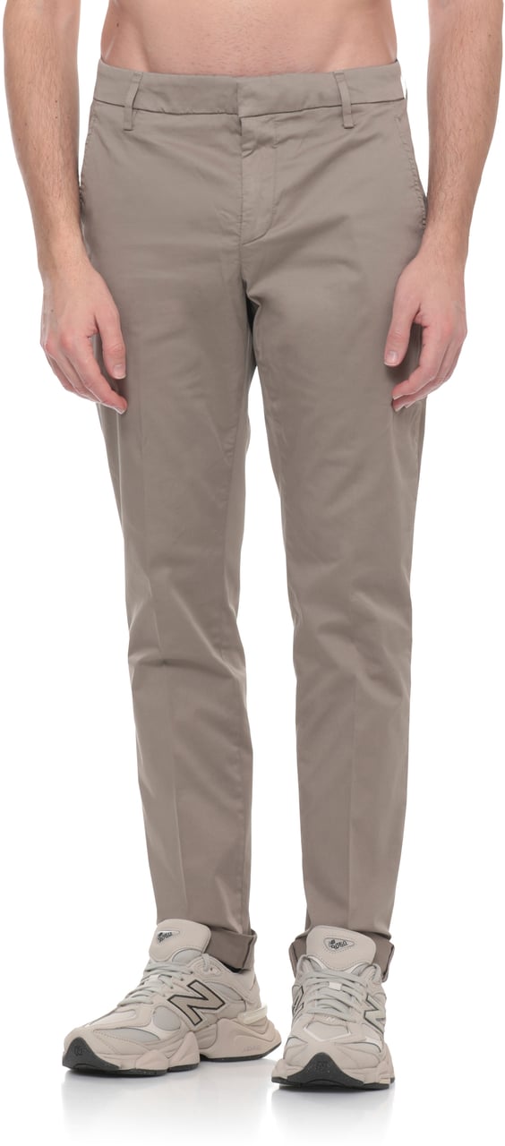 Dondup Trousers Grey Grijs