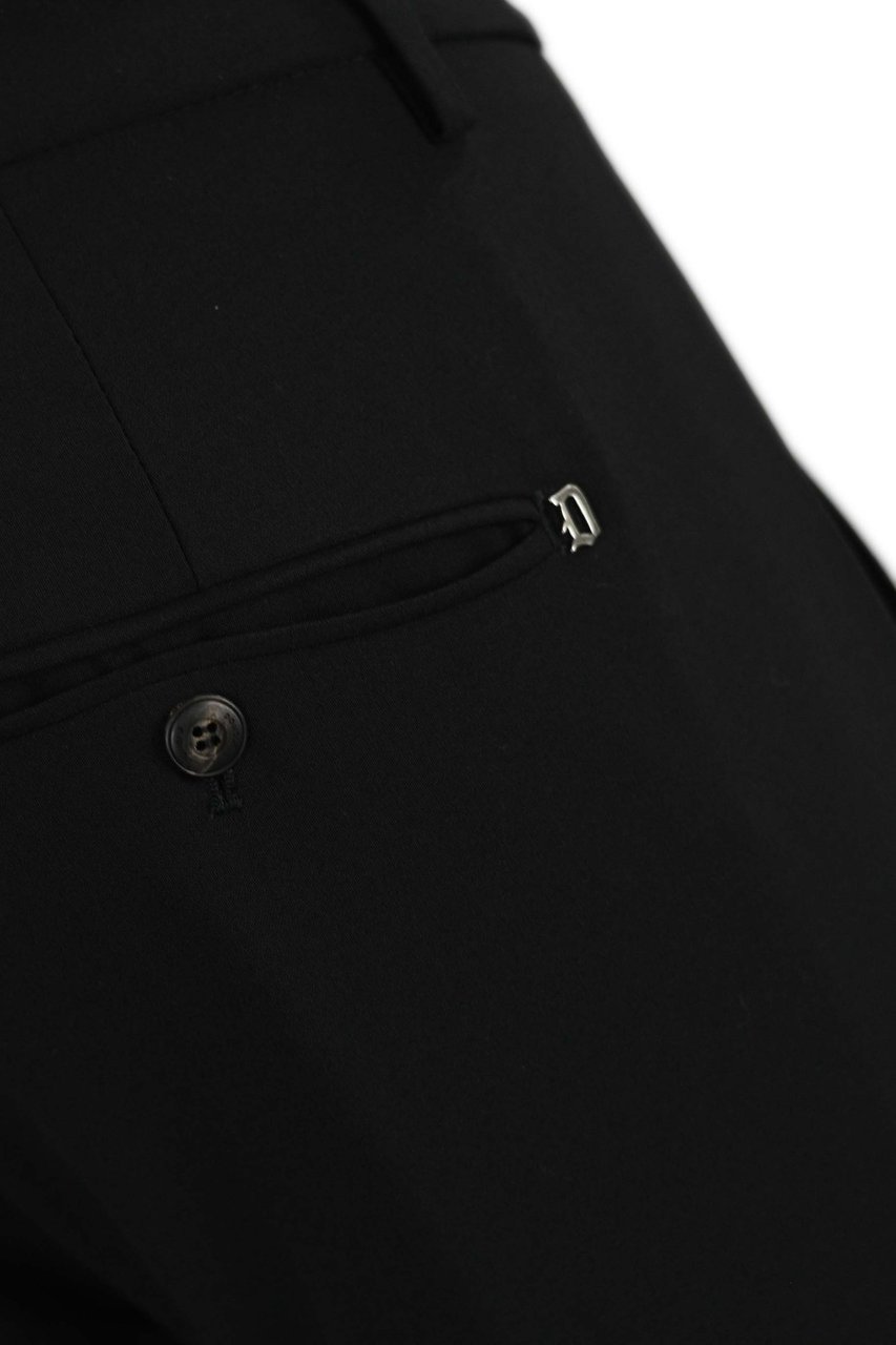 Dondup Trousers Black Zwart