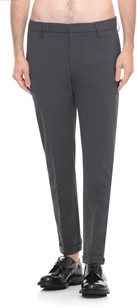 Dondup Trousers Grey Grijs