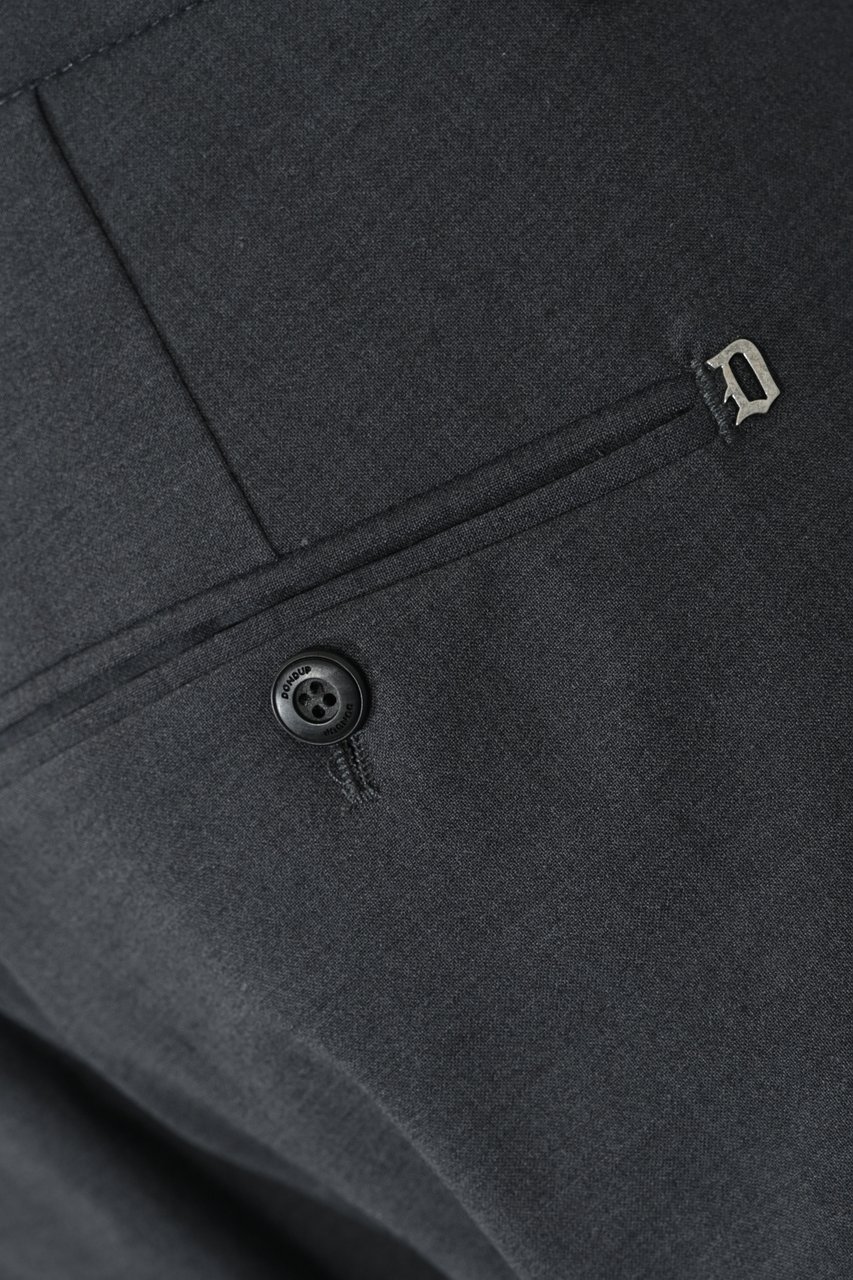 Dondup Trousers Fumo Grijs