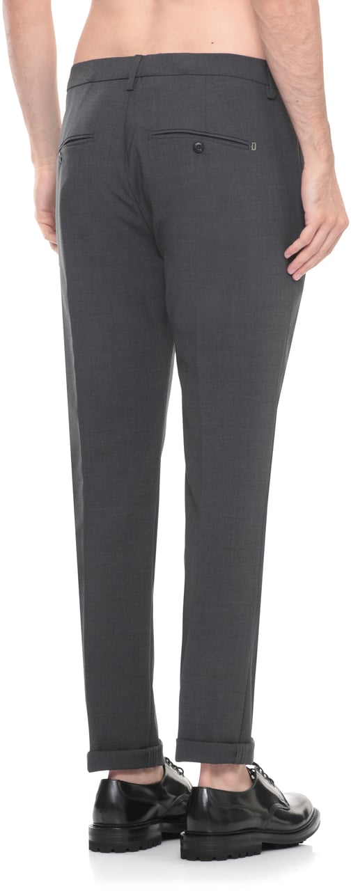 Dondup Trousers Grey Grijs