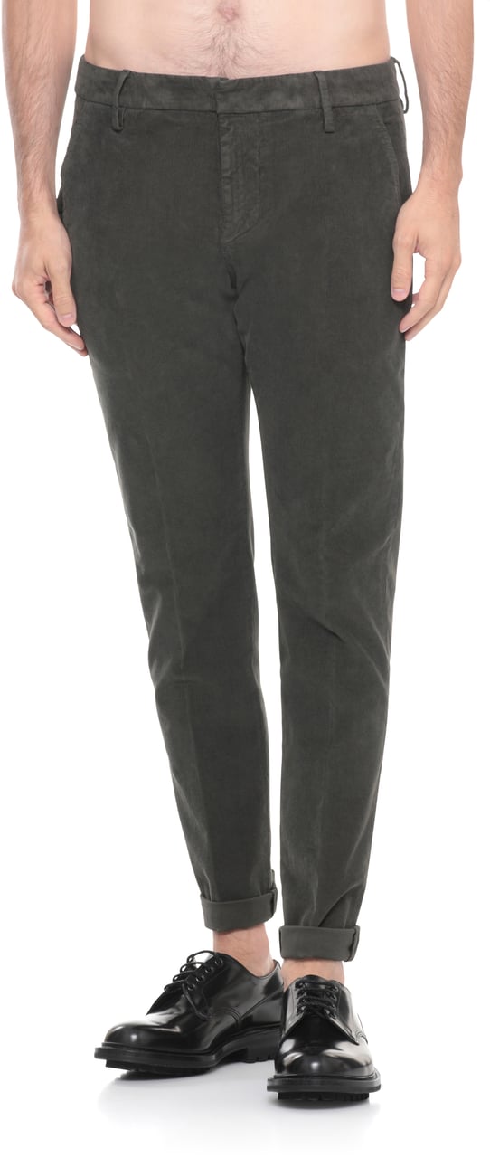 Dondup Trousers Green Groen