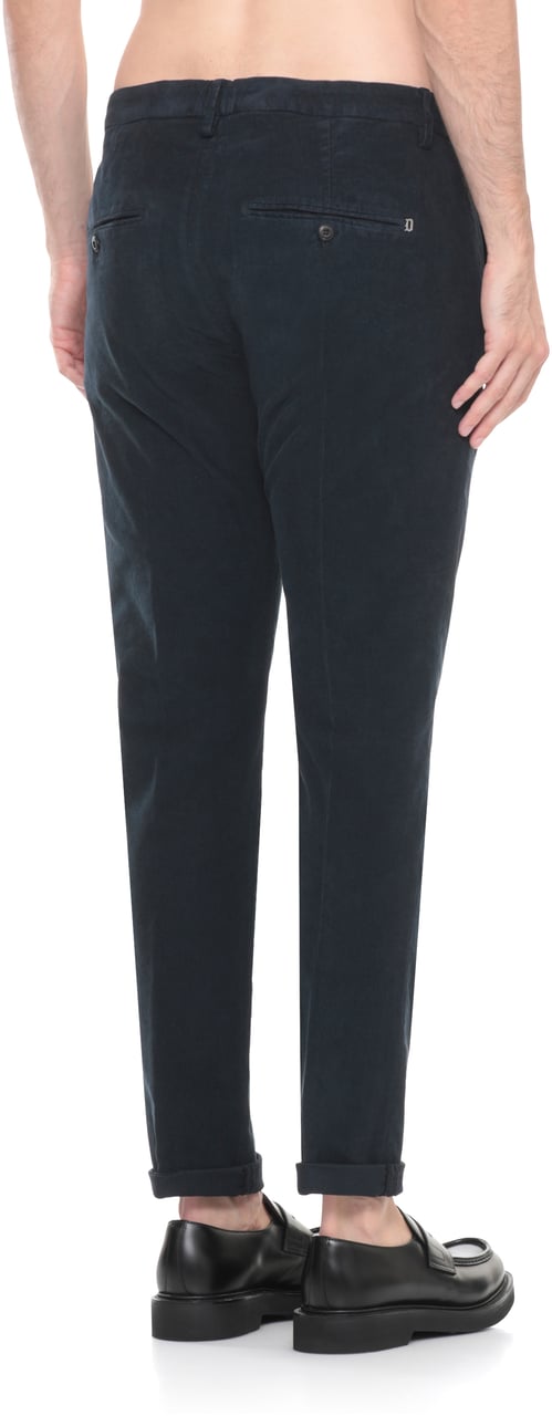 Dondup Trousers Blue Blauw