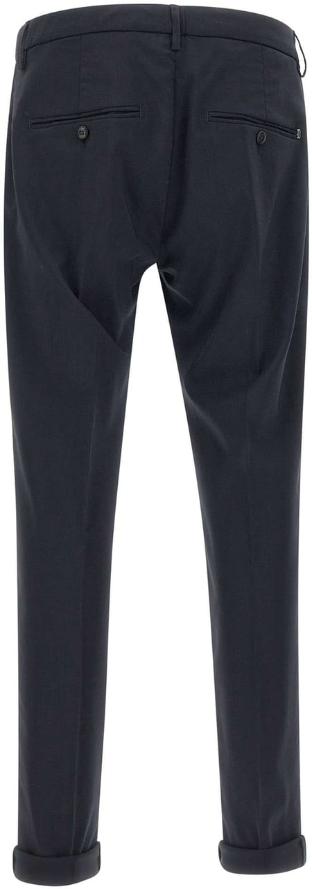 Dondup Trousers Blue Blauw