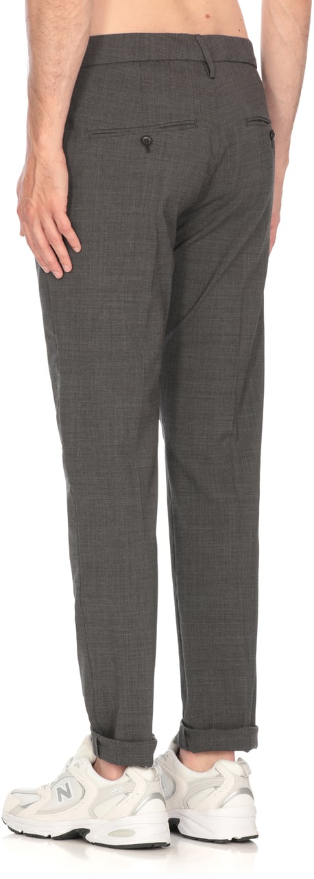 Dondup Trousers Grey Grijs