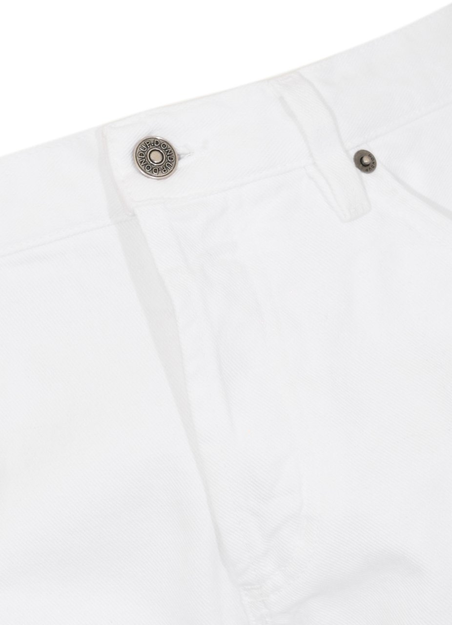 Dondup Trousers Bianco Wit