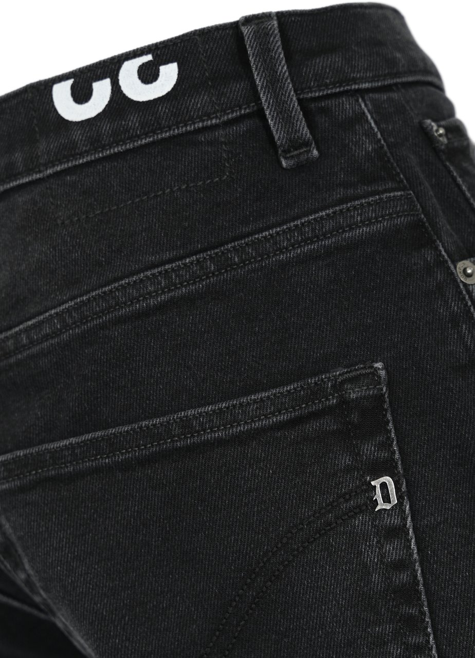 Dondup Trousers Black Zwart