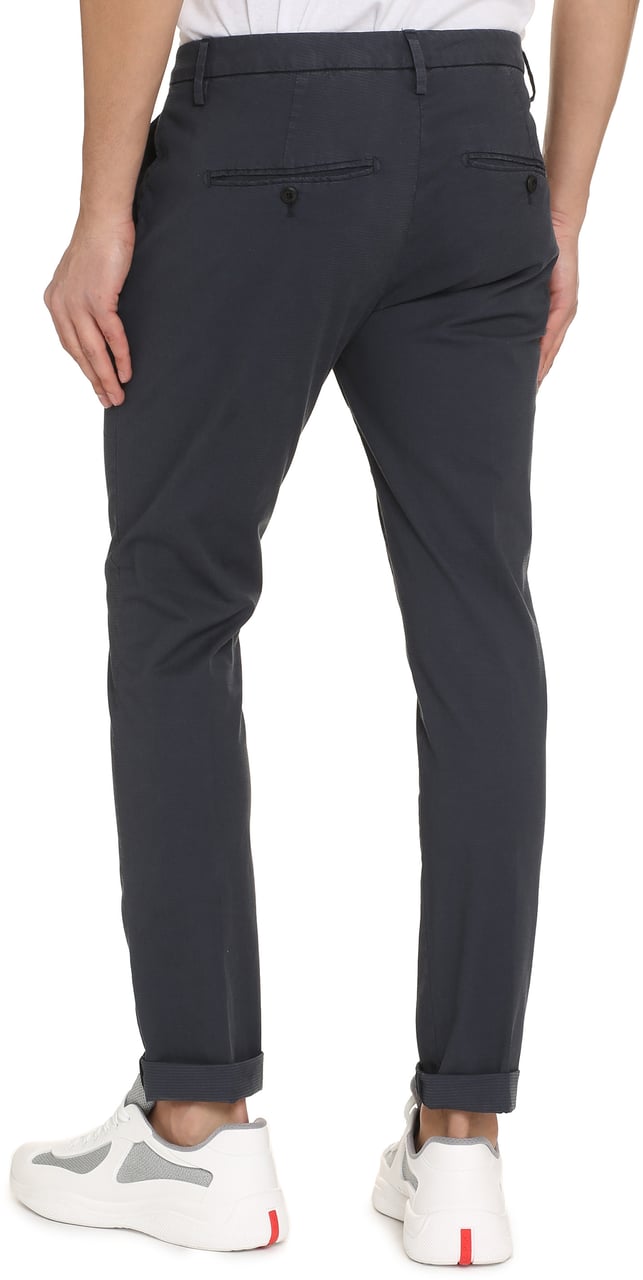 Dondup Gaubert cotton Chino trousers Blauw