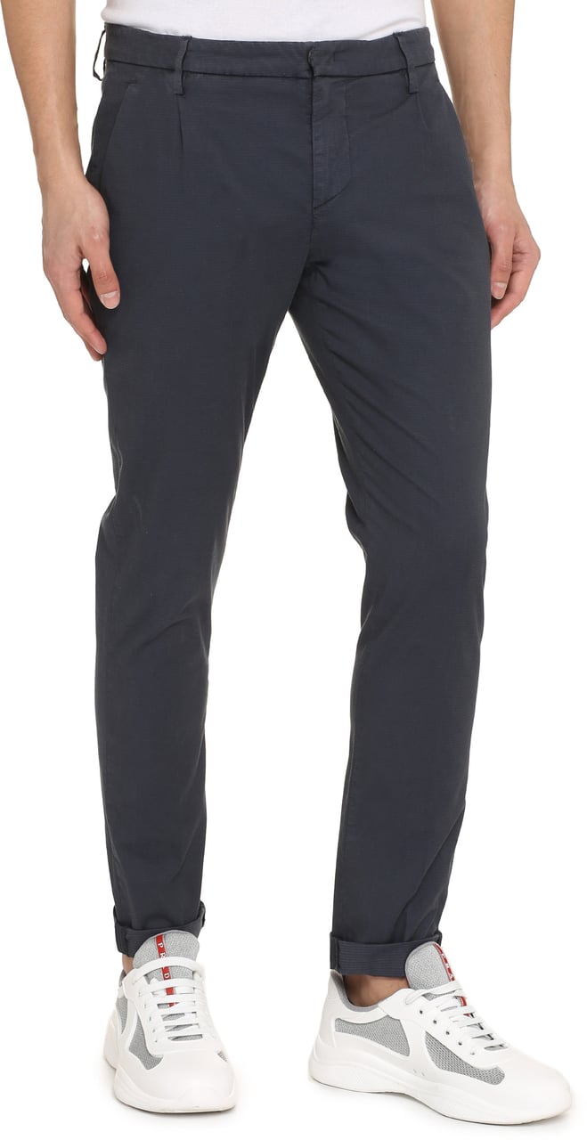 Dondup Gaubert cotton Chino trousers Blauw
