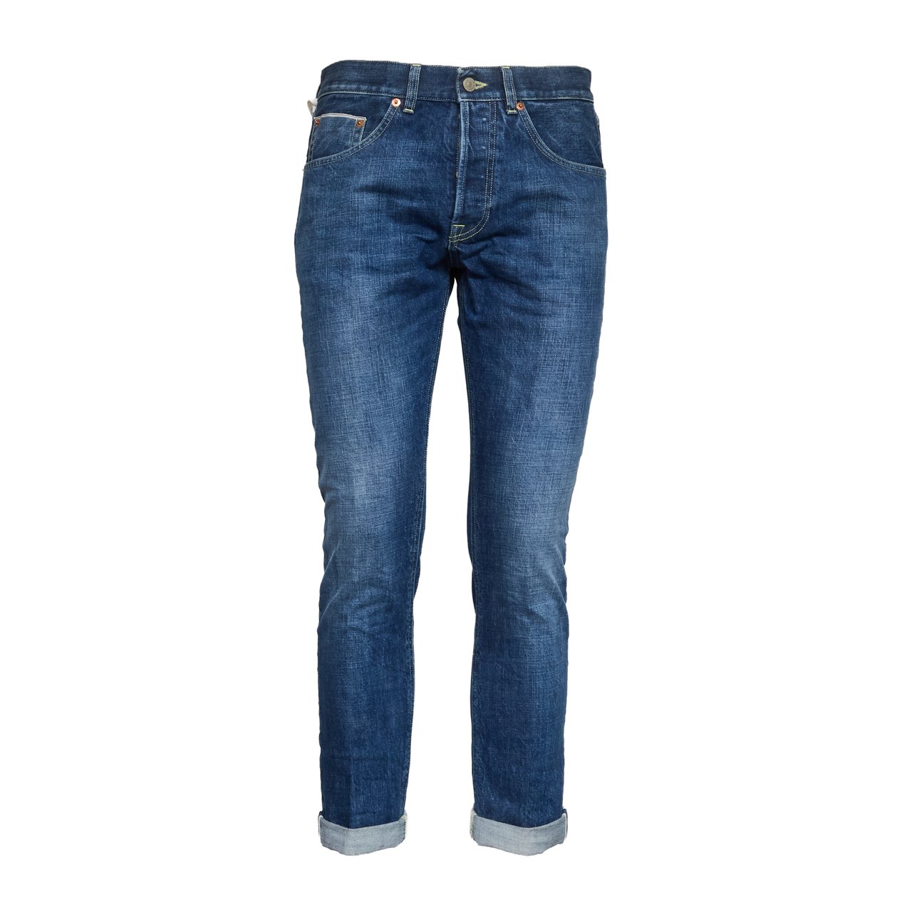 Dondup Icon Selvedge Multi-Pocket Jeans Groen