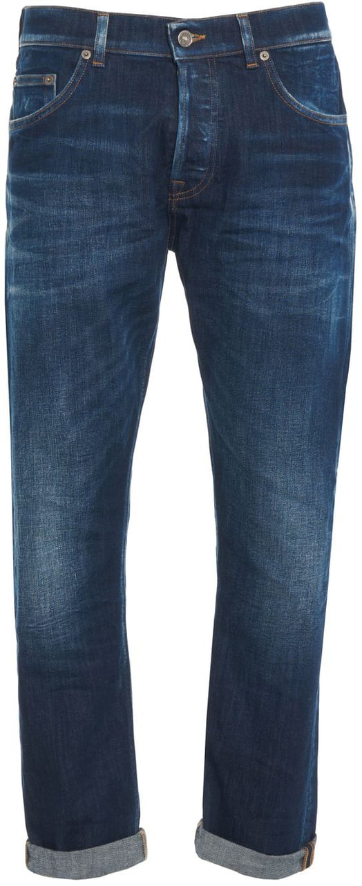 Dondup Straight leg jeans 'Icon' Blauw