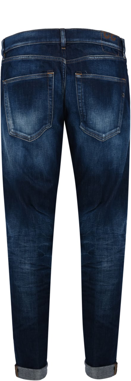 Dondup Trousers Blue Blauw