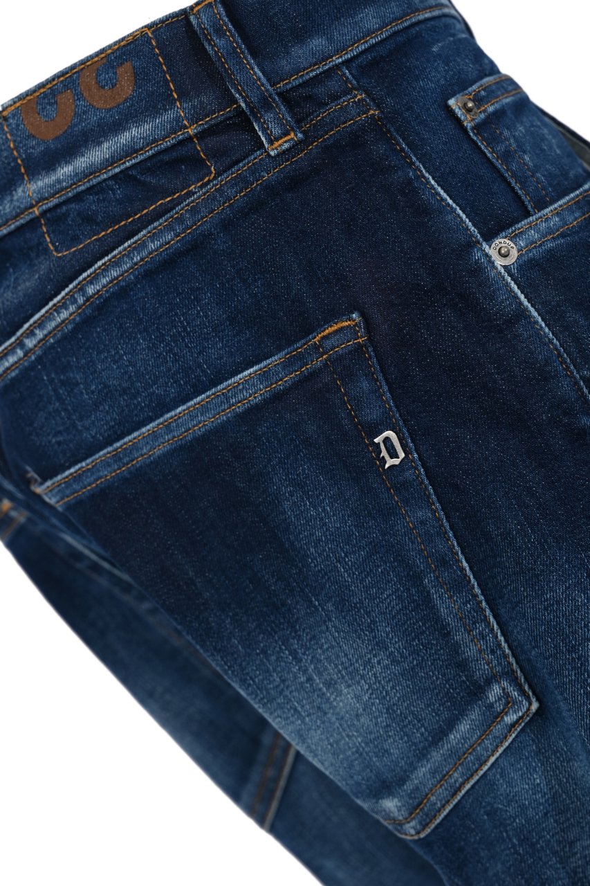 Dondup Trousers Blue Blauw