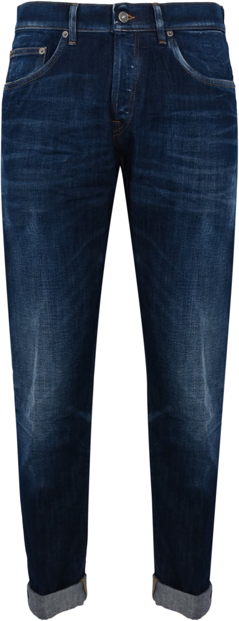 Dondup Trousers Blue Blauw