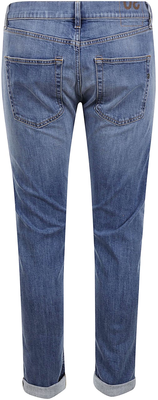 Dondup Jeans Denim Medio Blauw