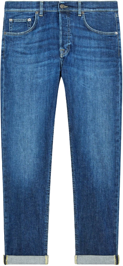 Dondup Trousers Blue Blauw