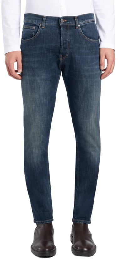 Dondup Dondup Jeans Blu Scuro Vintage Blauw