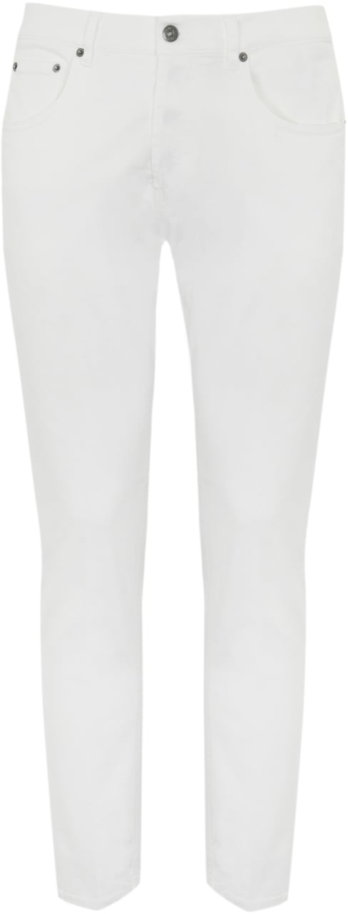 Dondup Trousers White Wit