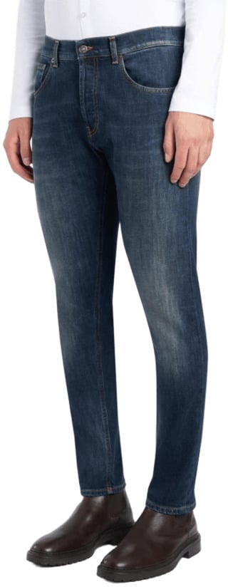 Dondup Dondup Jeans Blu Scuro Vintage Blauw