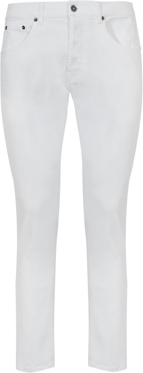 Dondup Trousers White Wit