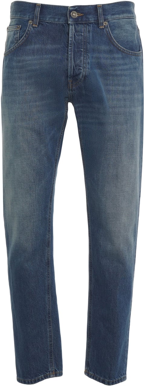 Dondup Slim fit jeans 'Dian' Blauw