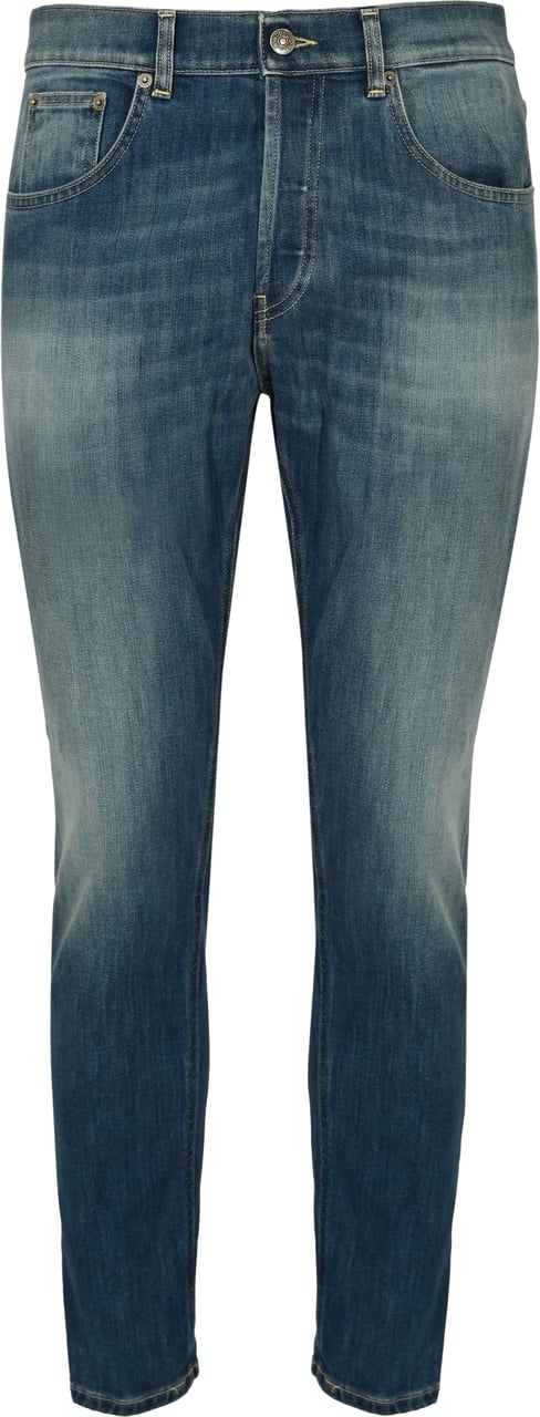 Dondup Trousers Blue Blauw