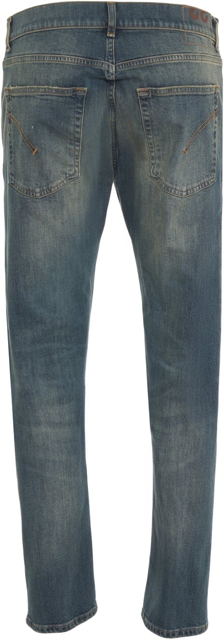 Dondup Slim fit jeans 'Dian' Blauw