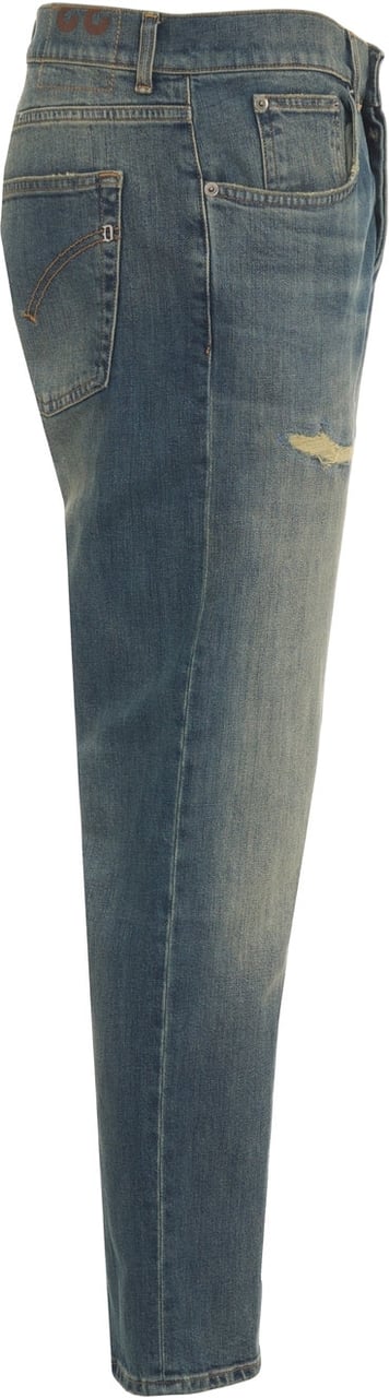 Dondup Slim fit jeans 'Dian' Blauw