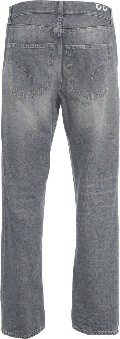 Dondup Straight cut jeans 'Ervin' Grijs