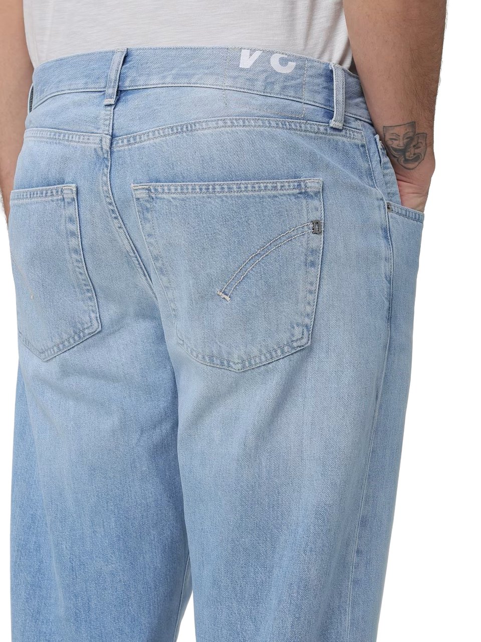 Dondup Jeans Denim Chiaro Lichtblauw