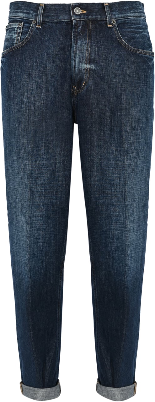 Dondup Trousers Blue Blauw
