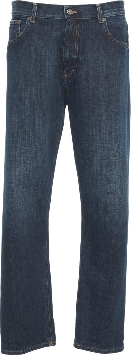 Dondup Straight leg jeans 'Ervin' Blauw