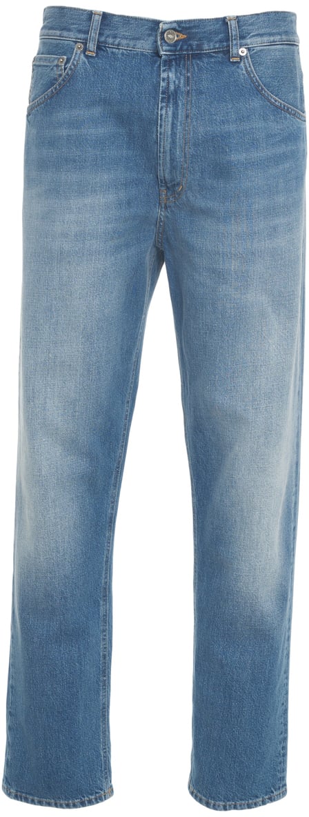 Dondup Jeans straight leg Blauw