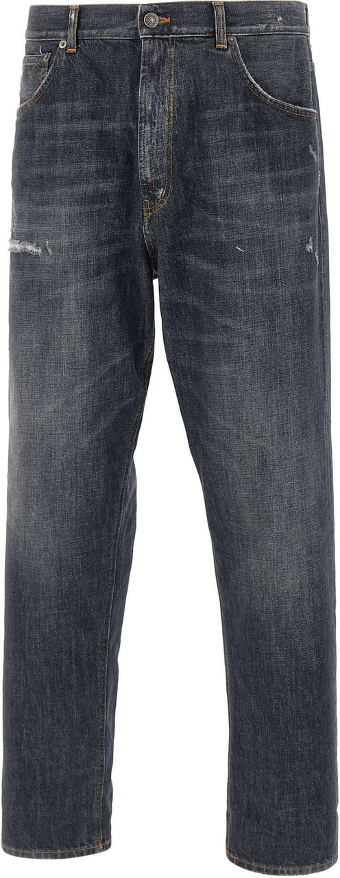 Dondup Trousers Blue Blauw