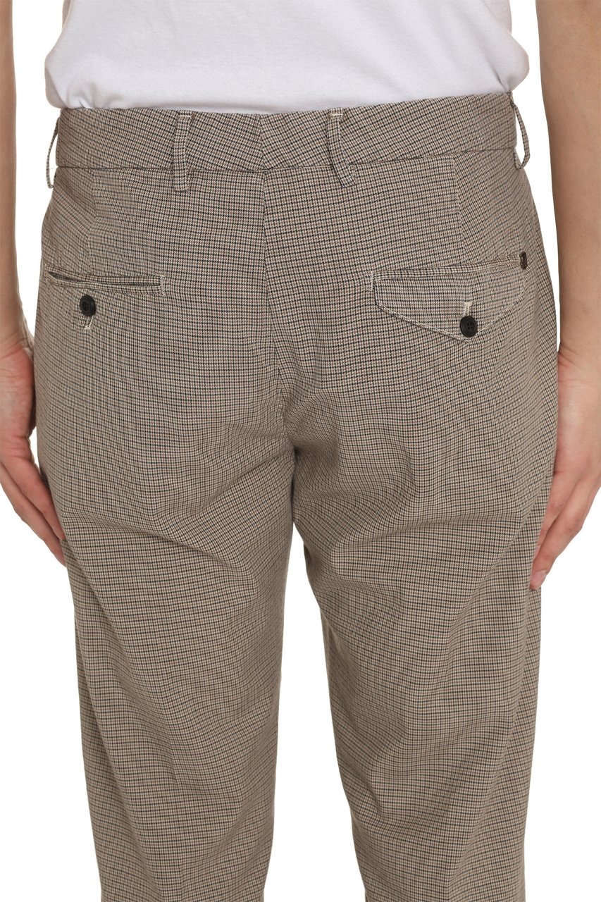 Dondup Joe Prince-of-Wales checked trousers Beige