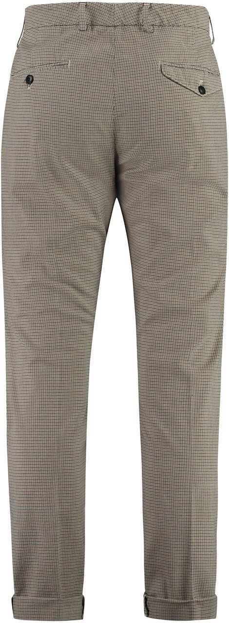 Dondup Joe Prince-of-Wales checked trousers Beige