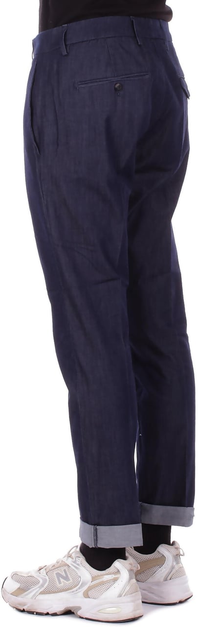 Dondup Trousers Blue Blauw