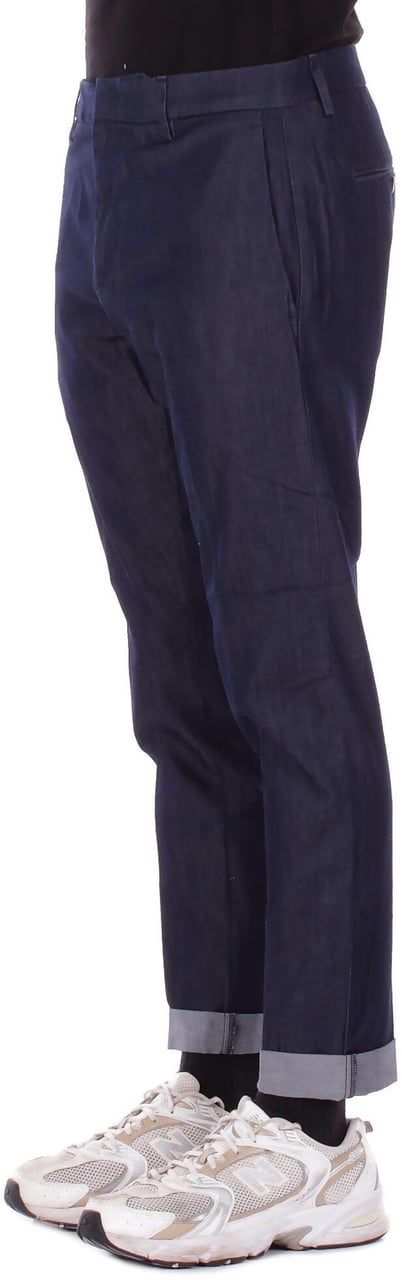 Dondup Trousers Blue Blauw