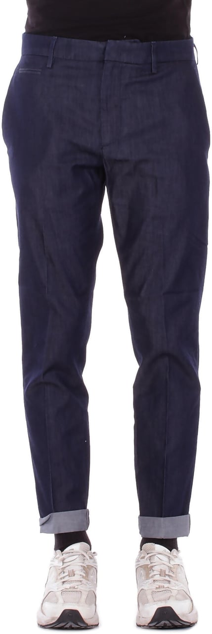 Dondup Trousers Blue Blauw
