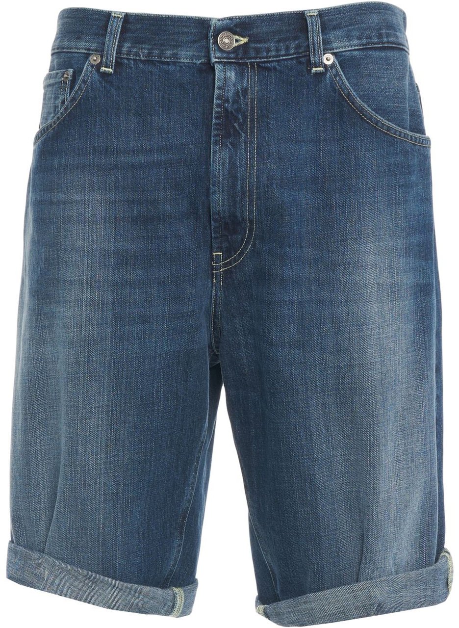 Dondup Denim bermuda 'Lenz' Blauw