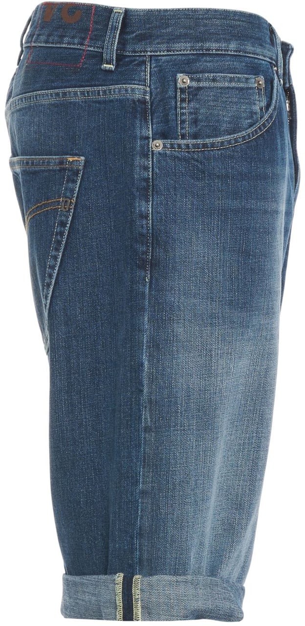 Dondup Denim bermuda 'Lenz' Blauw