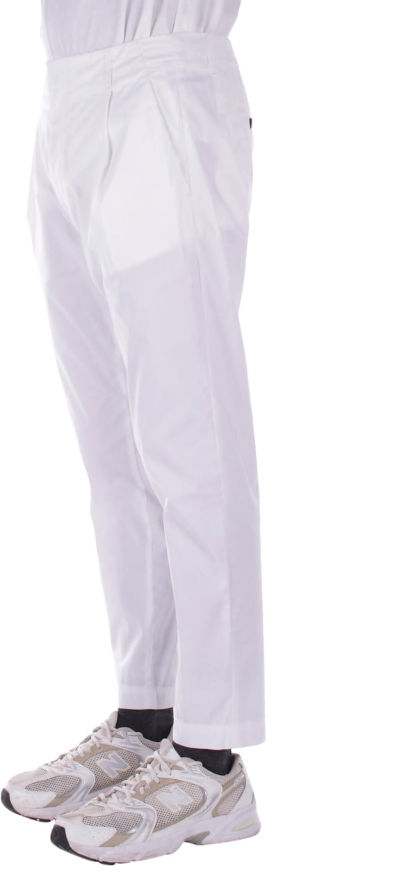 Dondup Trousers White Wit